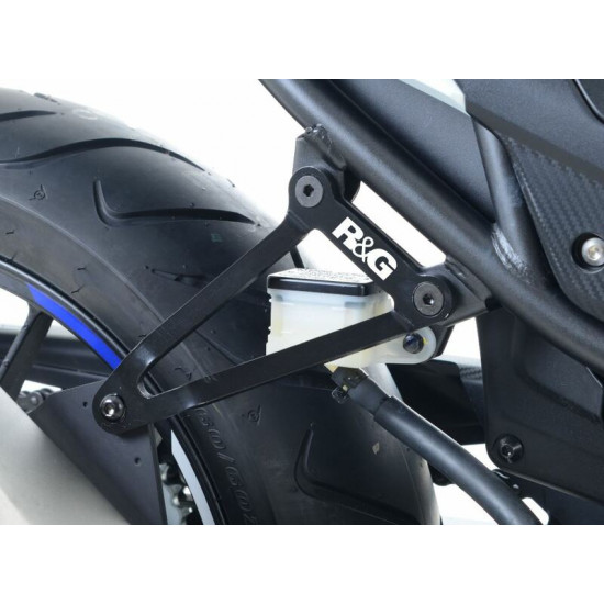 Patte fixation de silencieux R&G RACING noir Suzuki SV650