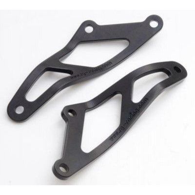 Patte de fixation de silencieux R&G RACING noir Honda CBR600FS