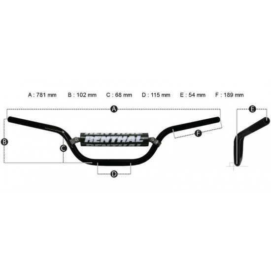 Guidon RENTHAL Fatbar 745 Enduro