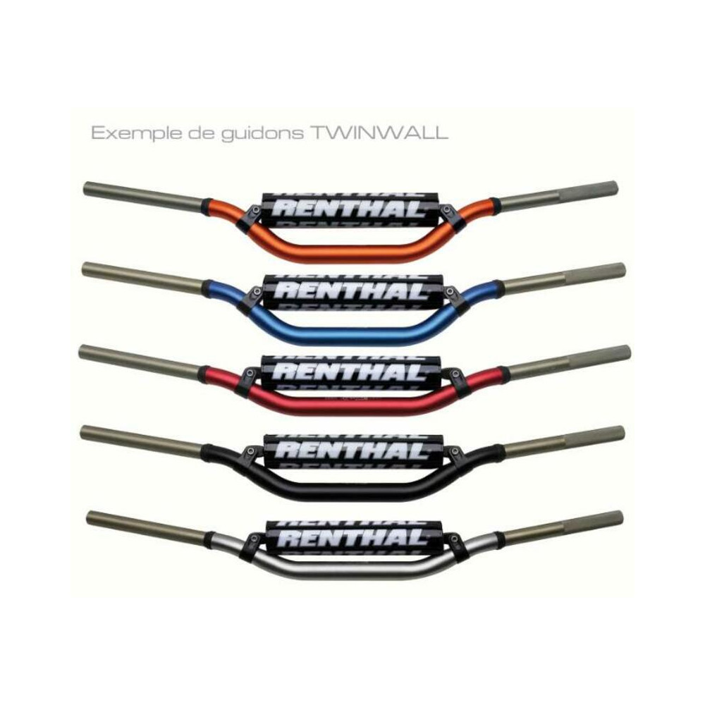 Guidon RENTHAL Twinwall 997 RC/Honda CRF/Kawasaki KX-KXF