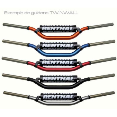 Guidon RENTHAL Twinwall 997 RC/Honda CRF/Kawasaki KX-KXF