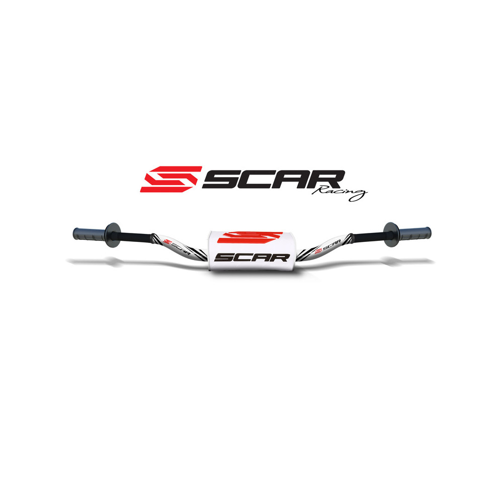 Guidon SCAR O² Yamaha YZ/YZF - White