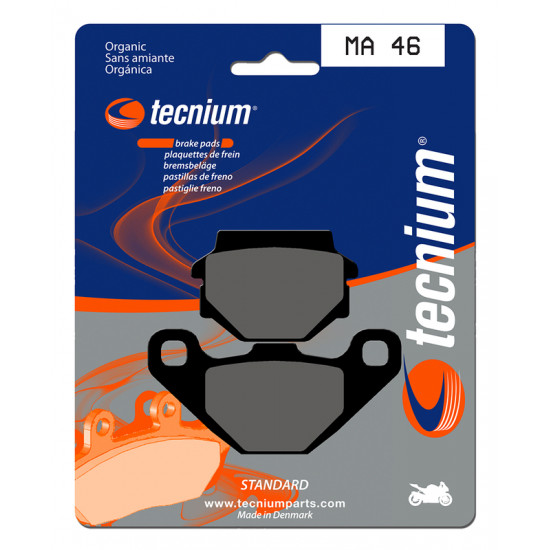 Plaquettes de frein TECNIUM route organique - MA46