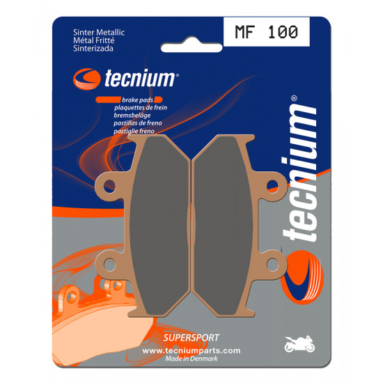 Plaquettes de frein TECNIUM Performance métal fritté - MF100