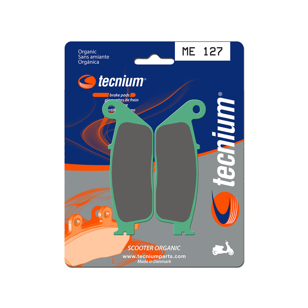 Plaquettes de frein TECNIUM Scooter organique - ME127