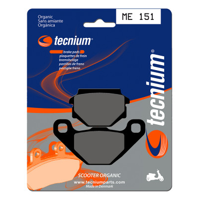 Plaquettes de frein TECNIUM Scooter organique - ME151