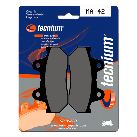 Plaquettes de frein TECNIUM route organique - MA42