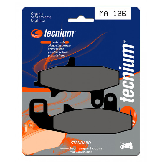 Plaquettes de frein TECNIUM route organique - MA126