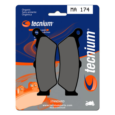 Plaquettes de frein TECNIUM route organique - MA174