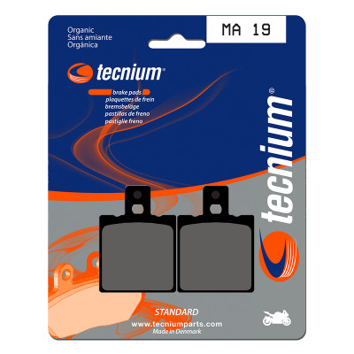 Plaquettes de frein TECNIUM route organique - MA19