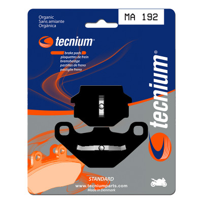 Plaquettes de frein TECNIUM route organique - MA192