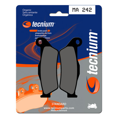 Plaquettes de frein TECNIUM route organique - MA242