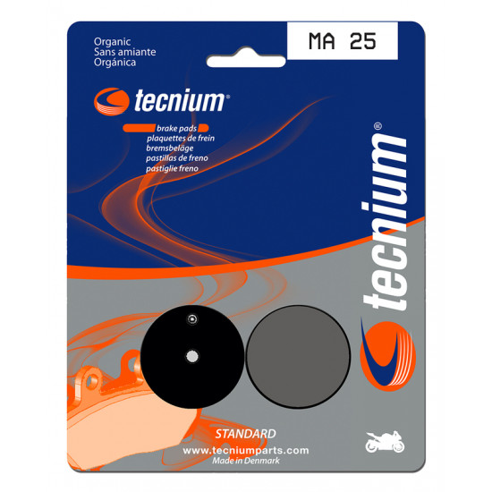 Plaquettes de frein TECNIUM route organique - MA25