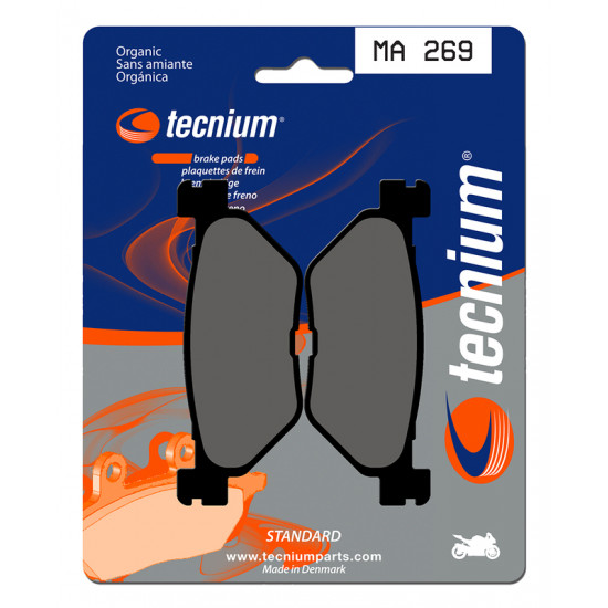 Plaquettes de frein TECNIUM route organique - MA269