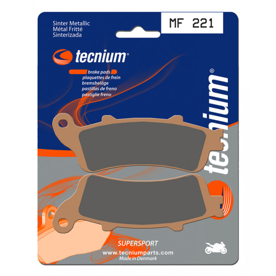 Plaquettes de frein TECNIUM Performance métal fritté - MF221