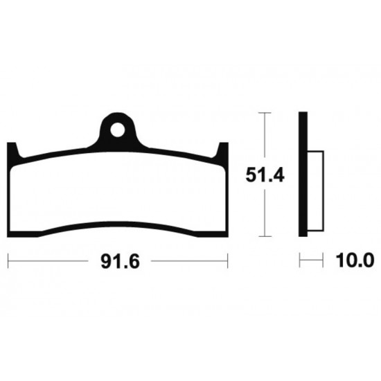 Plaquettes de frein TECNIUM Performance métal fritté - MF229