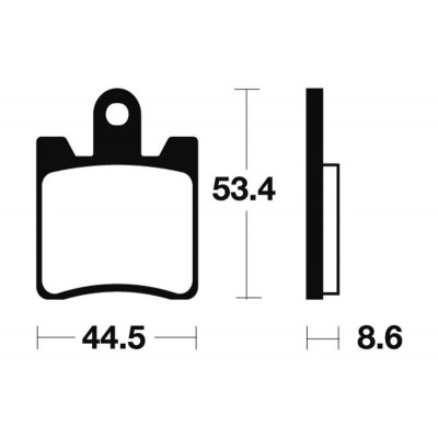 Plaquettes de frein TECNIUM Performance métal fritté - MF240