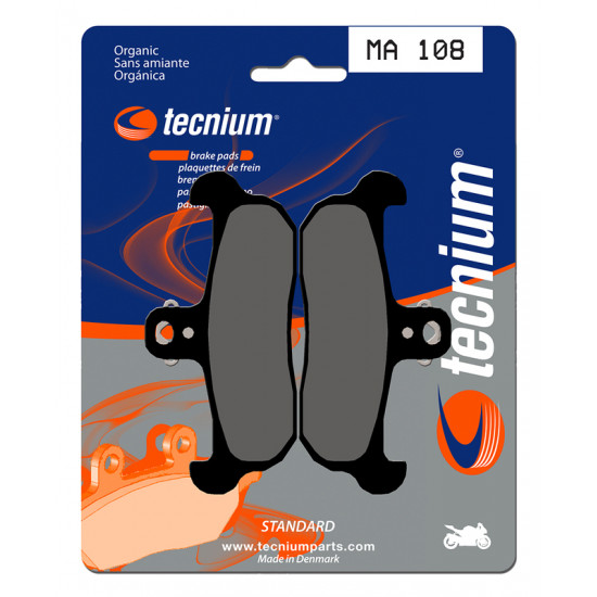 Plaquettes de frein TECNIUM route organique - MA108