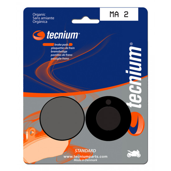 Plaquettes de frein TECNIUM route organique - MA2