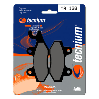 Plaquettes de frein TECNIUM route organique - MA138