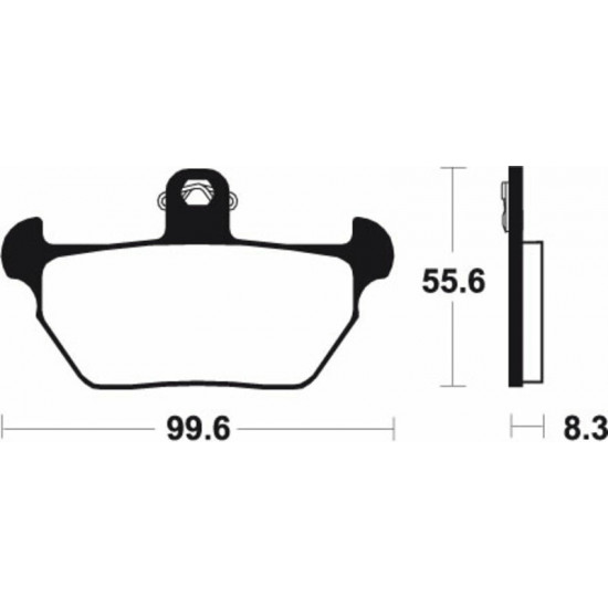 Plaquettes de frein TECNIUM Performance métal fritté - MF144