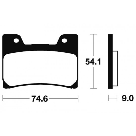 Plaquettes de frein TECNIUM Performance métal fritté - MF145