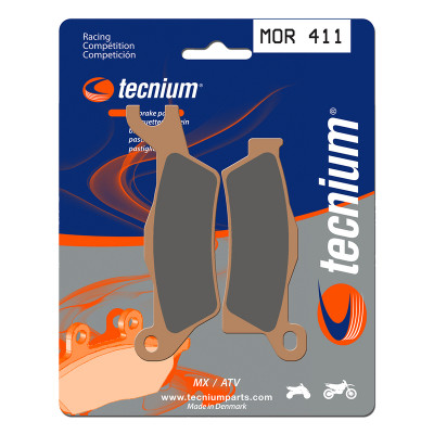 Plaquettes de frein TECNIUM Racing MX/Quad métal fritté - MOR411