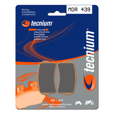 Plaquettes de frein TECNIUM Racing MX/Quad métal fritté - MOR439