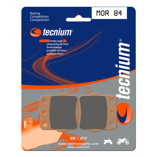 Plaquettes de frein TECNIUM Racing MX/Quad métal fritté - MOR84