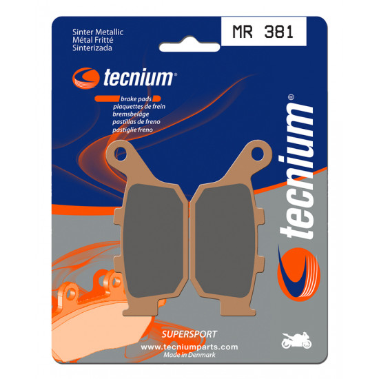 Plaquettes de frein TECNIUM Performance métal fritté - MR 381