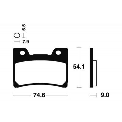 Plaquettes de frein TECNIUM Performance métal fritté - MF165