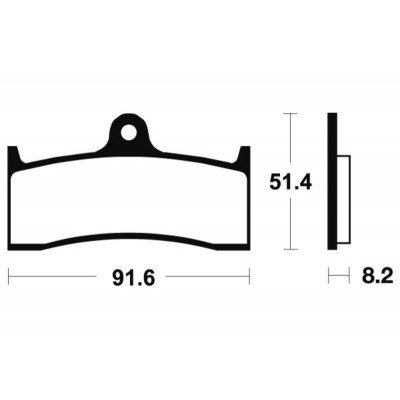 Plaquettes de frein TECNIUM Performance métal fritté - MF176