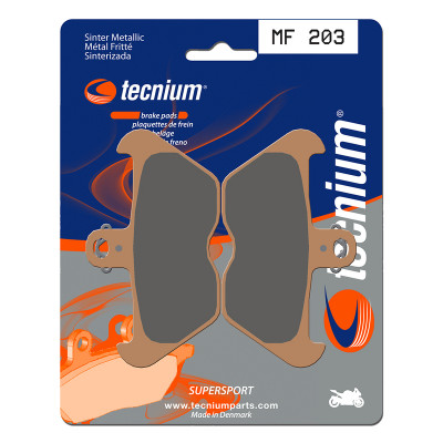 Plaquettes de frein TECNIUM Performance métal fritté - MF203