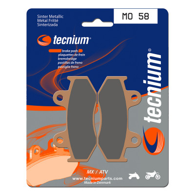 Plaquettes de frein TECNIUM MX/Quad métal fritté - MO58