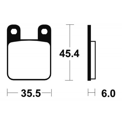 Plaquettes de frein TECNIUM MX/Quad métal fritté - MO59