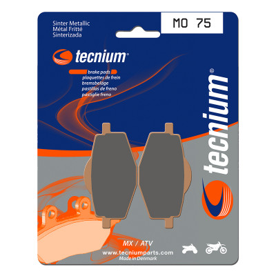 Plaquettes de frein TECNIUM MX/Quad métal fritté - MO75