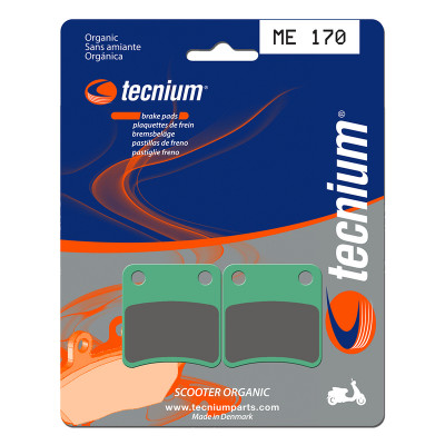 Plaquettes de frein TECNIUM Scooter organique - ME170