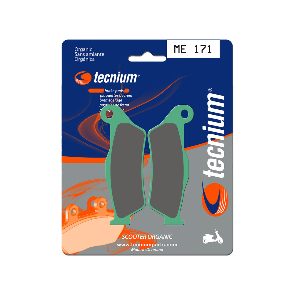 Plaquettes de frein TECNIUM Scooter organique - ME171