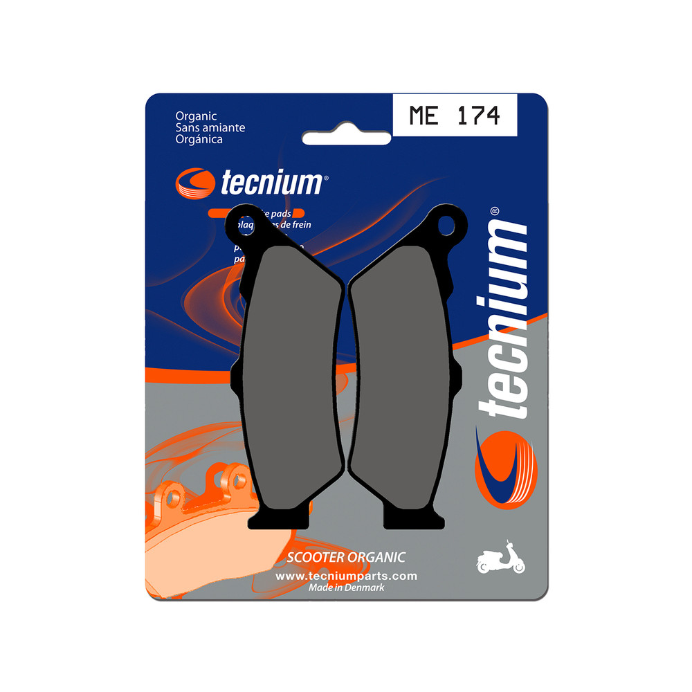 Plaquettes de frein TECNIUM Scooter organique - ME174