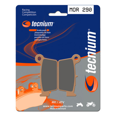 Plaquettes de frein TECNIUM Racing MX/Quad métal fritté - MOR290