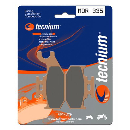 Plaquettes de frein TECNIUM Racing MX/Quad métal fritté - MOR335