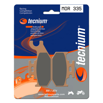 Plaquettes de frein TECNIUM Racing MX/Quad métal fritté - MOR335