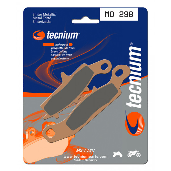 Plaquettes de frein TECNIUM MX/Quad métal fritté - MO298