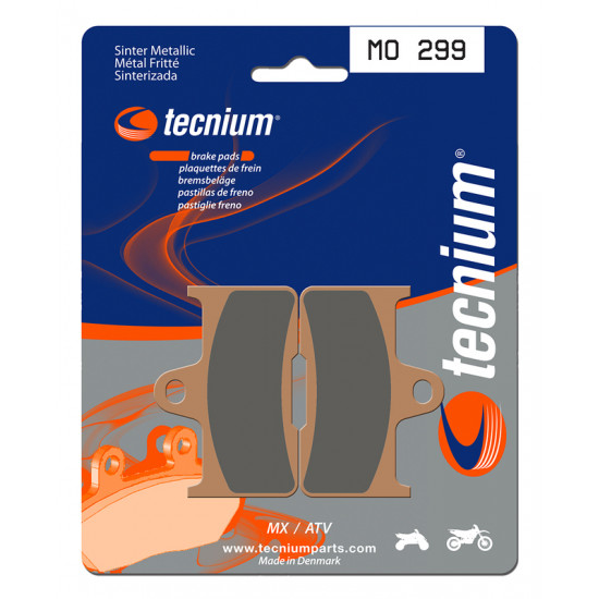 Plaquettes de frein TECNIUM MX/Quad métal fritté - MO299