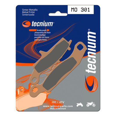 Plaquettes de frein TECNIUM MX/Quad métal fritté - MO301