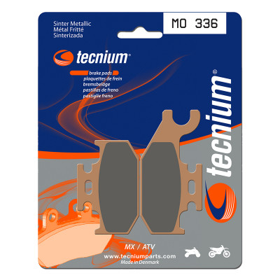 Plaquettes de frein TECNIUM MX/Quad métal fritté - MO336