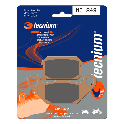 Plaquettes de frein TECNIUM MX/Quad métal fritté - MO348