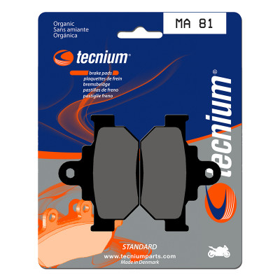 Plaquettes de frein TECNIUM route organique - MA81