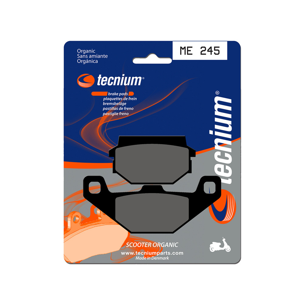 Plaquettes de frein TECNIUM Scooter organique - ME245