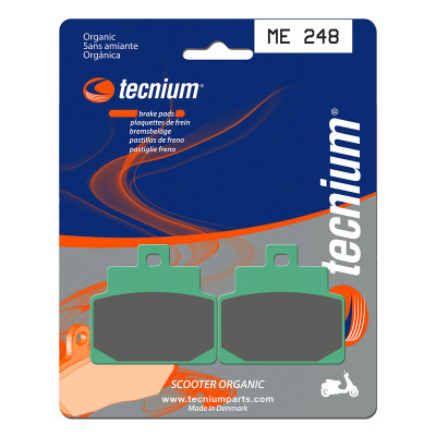 Plaquettes de frein TECNIUM Scooter organique - ME248